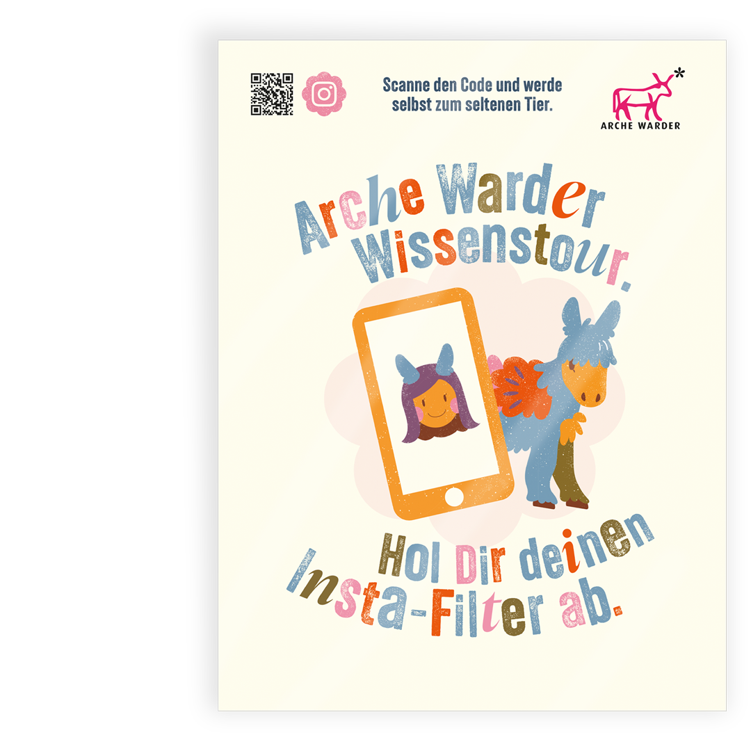 Arche Warder Wissenstour-Plakat. 